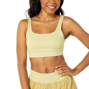 Madewell mwl flex square-neck sports bra faded seagrass